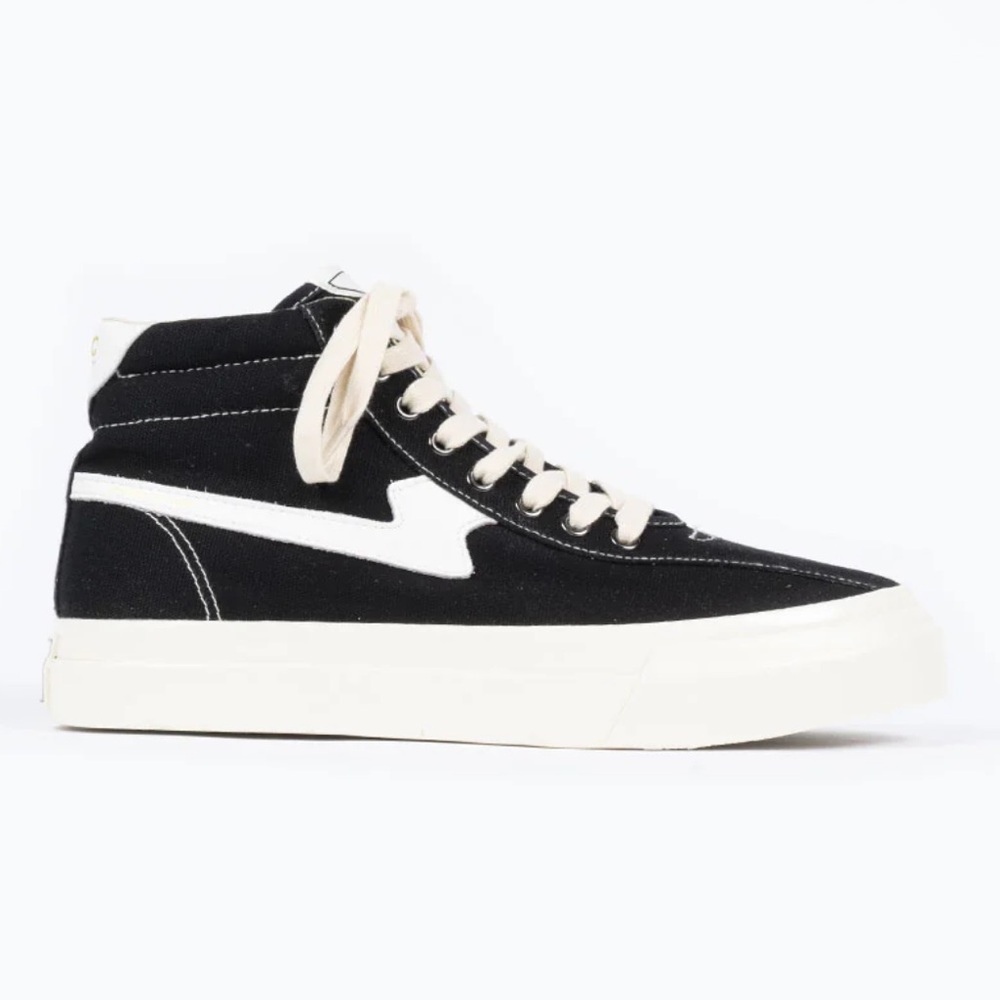 STEPNEY WORKERS CLUB DELLOW S-STRIKE VARDEN CANVAS BLACK WHITE SIZE 41